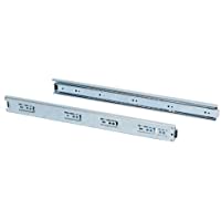 Los mejores  - Emuca 3028705 Juego de guías correderas a bolas de extracción total 45mm x 250mm para cajón